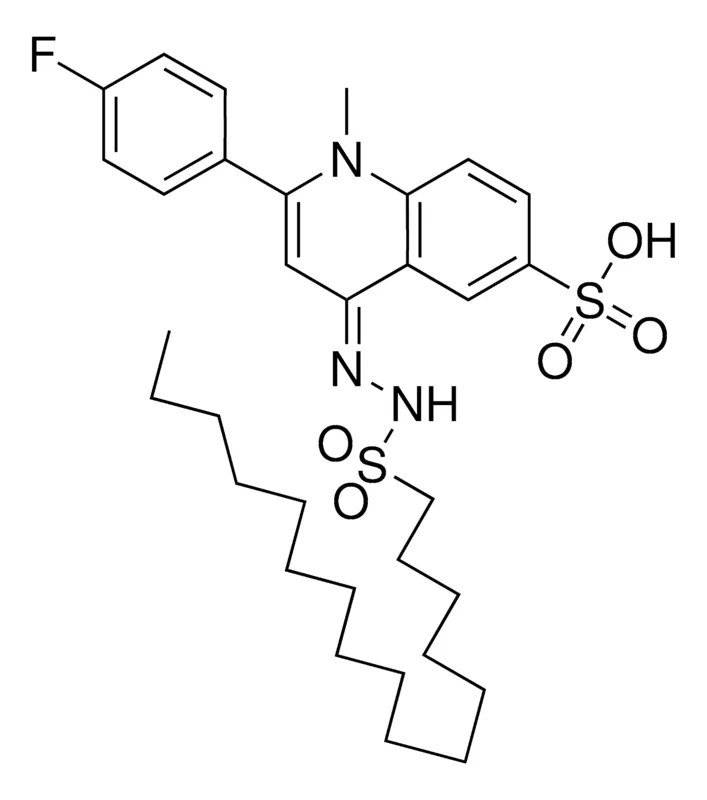 Sigma-Aldrich 1-HEXADECANESULFONIC ACID (2-(4-FLUOROPH)-1-ME-6-SULFO-4(1H)-QUINOLYLIDENE)HYDRZ,AldrichCPR