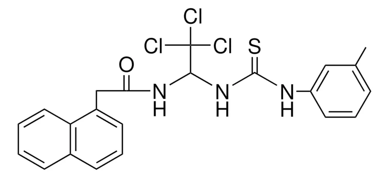 Sigma-Aldrich 2-NAPHTHALEN-1-YL-N-(2,2,2-TRICHLORO-1-(3-M-TOLYL-THIOUREIDO)-ETHYL)-ACETAMIDE,AldrichCPR