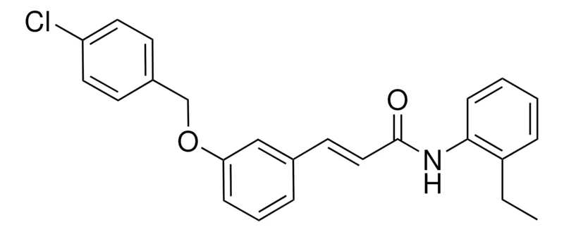 Sigma-Aldrich 3-(3-((4-CHLOROBENZYL)OXY)PHENYL)-N-(2-ETHYLPHENYL)-2-PROPENAMIDE,AldrichCPR