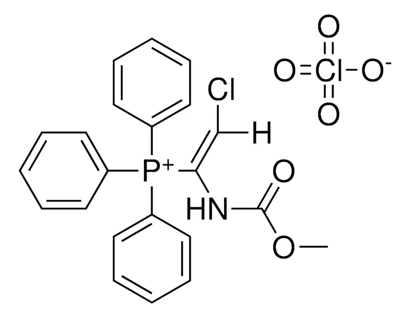 Sigma-Aldrich (2-CHLORO-1-METHOXYCARBONYLAMINO-VINYL)-TRIPHENYL-PHOSPHONIUM, PERCHLORATE,AldrichCPR