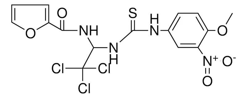 Sigma-Aldrich FURAN-2-CARBOXYLIC ACID (2,2,2-TRI-CL-1-(3-(MEO-NITRO-PH)-THIOUREIDO)-ET)-AMIDE,AldrichCPR