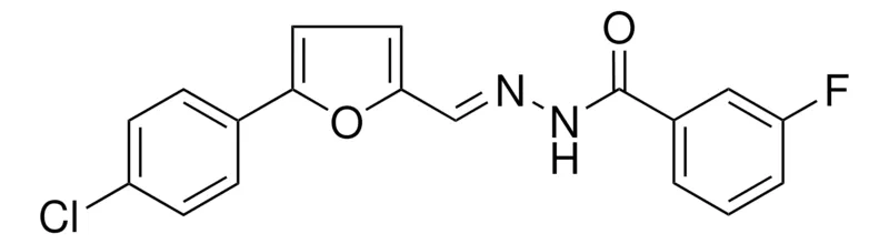 Sigma-Aldrich 3-FLUORO-BENZOIC ACID (5-(4-CHLORO-PHENYL)-FURAN-2-YLMETHYLENE)-HYDRAZIDE,AldrichCPR
