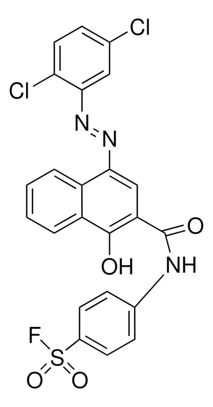 Sigma-Aldrich 4-(2,5-DICHLOROPHENYLAZO)-4'-FLUOROSULFONYL-1-HYDROXY-2-NAPHTHANILIDE,AldrichCPR