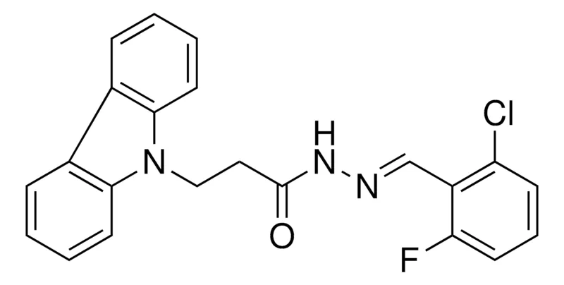 Sigma-Aldrich 3-CARBAZOL-9-YL-PROPIONIC ACID (2-CHLORO-6-FLUORO-BENZYLIDENE)-HYDRAZIDE,AldrichCPR