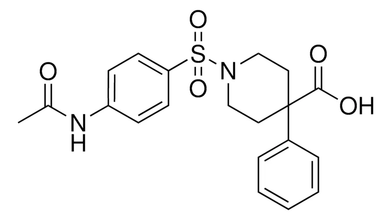 Sigma-Aldrich 1-(4-ACETYLAMINO-BENZENESULFONYL)-4-PHENYL-PIPERIDINE-4-CARBOXYLIC ACID,AldrichCPR