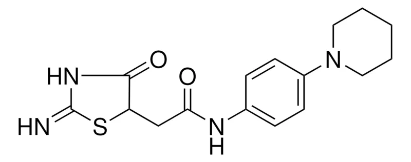 Sigma-Aldrich 2-(2-IMINO-4-OXO-1,3-THIAZOLIDIN-5-YL)-N-(4-(1-PIPERIDINYL)PHENYL)ACETAMIDE,AldrichCPR