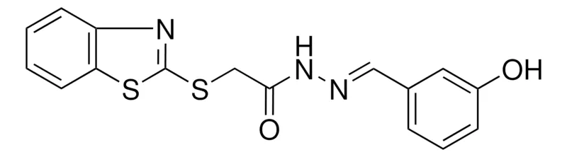 Sigma-Aldrich 2-(1,3-BENZOTHIAZOL-2-YLSULFANYL)-N'-(3-HYDROXYBENZYLIDENE)ACETOHYDRAZIDE,AldrichCPR