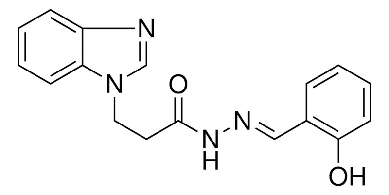Sigma-Aldrich 3-BENZOIMIDAZOL-1-YL-PROPIONIC ACID (2-HYDROXY-BENZYLIDENE)-HYDRAZIDE，AldrichCPR