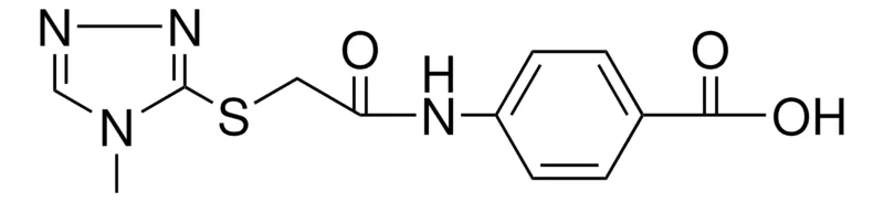 Sigma-Aldrich 4-(2-(4-METHYL-4H-(1,2,4)TRIAZOL-3-YLSULFANYL)-ACETYLAMINO)-BENZOIC ACID,AldrichCPR