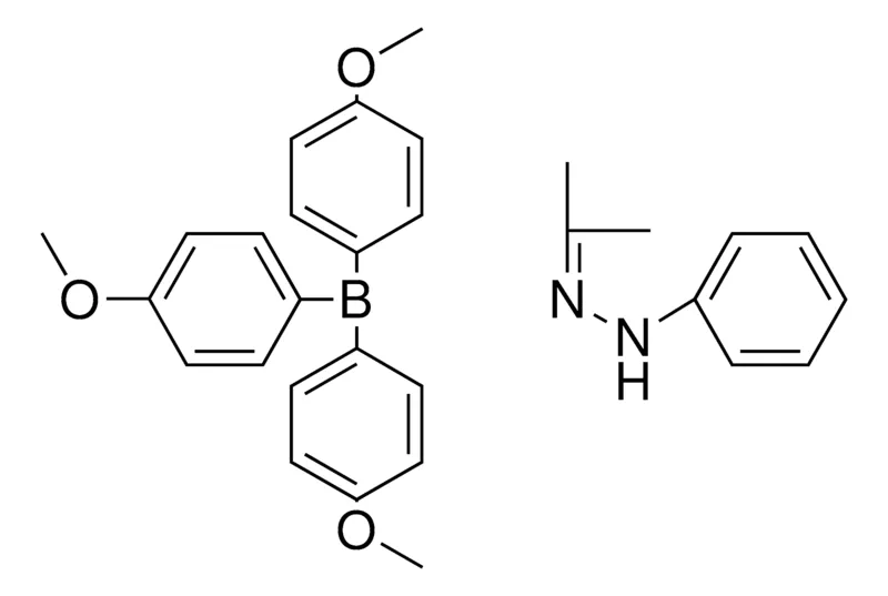Sigma-Aldrich TRIS-(4-MEO-PHENYL)-BORANE, COMPOUND WITH N-ISOPROPYLIDENE-N'-PHENYL-HYDRAZINE,AldrichCPR
