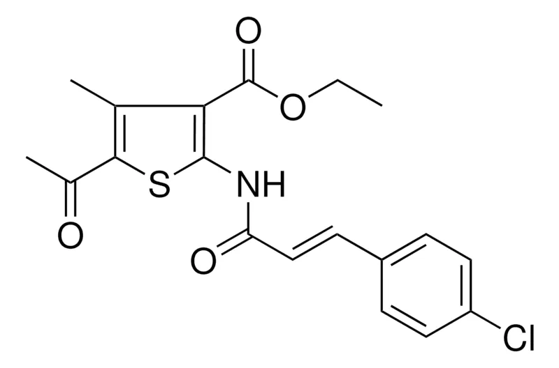 Sigma-Aldrich 5-AC-2-(3-(4-CL-PH)-ACRYLOYLAMINO)-4-ME-THIOPHENE-3-CARBOXYLIC ACID ETHYL ESTER,AldrichCPR