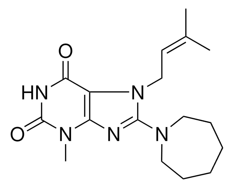Sigma-Aldrich 8-AZEPAN-1-YL-3-METHYL-7-(3-METHYL-BUT-2-ENYL)-3,7-DIHYDRO-PURINE-2,6-DIONE,AldrichCPR