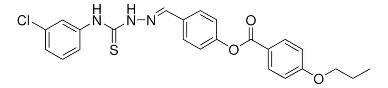 Sigma-Aldrich 4-(2-((3-CHLOROANILINO)CARBOTHIOYL)CARBOHYDRAZONOYL)PHENYL 4-PROPOXYBENZOATE，AldrichCPR