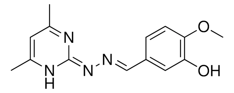 Sigma-Aldrich 5-((4,6-DIMETHYL-1H-PYRIMIDIN-2-YLIDENE)-HYDRAZONOMETHYL)-2-METHOXY-PHENOL,AldrichCPR
