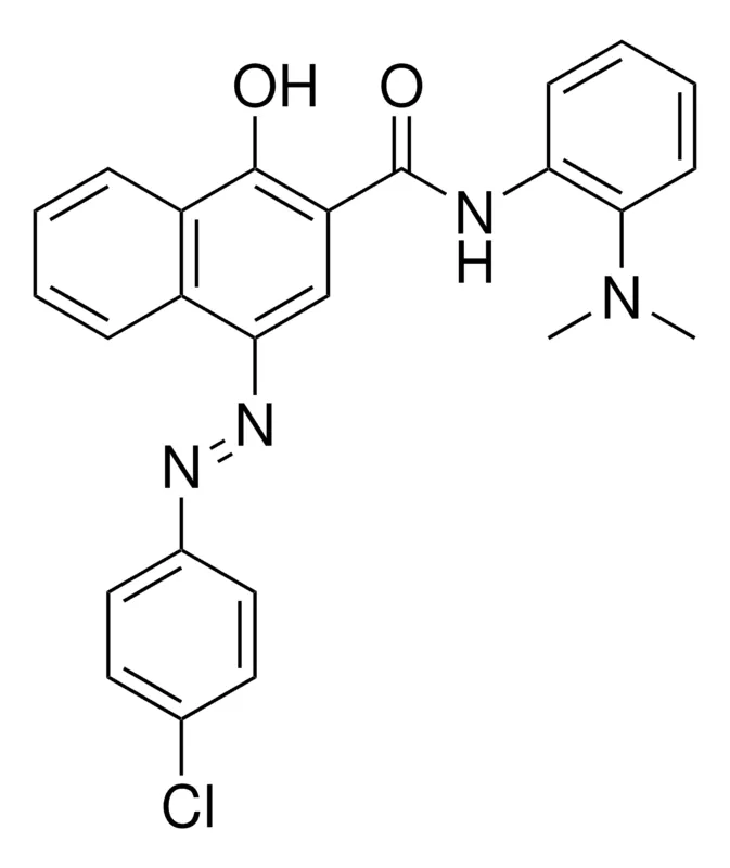 Sigma-Aldrich 4-((4-CHLOROPHENYL)DIAZENYL)-N-(2-(DIMETHYLAMINO)PHENYL)-1-HYDROXY-2-NAPHTHAMIDE,AldrichCPR