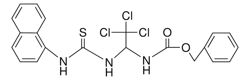 Sigma-Aldrich (2,2,2-TRICHLORO-1-(3-NAPHTHALEN-1-YL-THIOUREIDO)-ET)-CARBAMIC ACID BENZYL ESTER,AldrichCPR