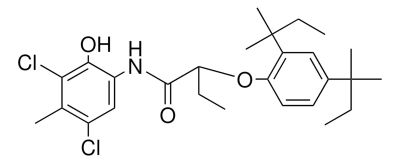 Sigma-Aldrich N-(3,5-DICHLORO-2-HYDROXY-4-ME-PH)-2-(2,4-DI-T-PENTYL-PHO)BUTYRAMIDE,AldrichCPR
