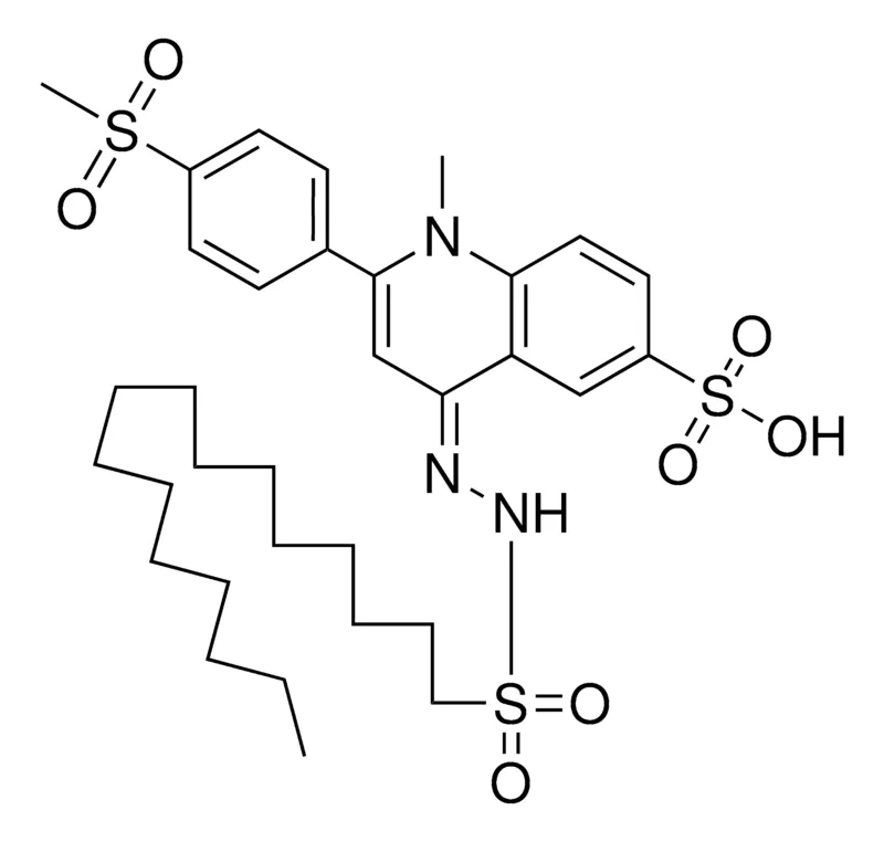 Sigma-Aldrich 1-HEXADECANESULFONIC (METHYL-(METHYLSULFONYLPHENYL)-SULFO-QUINOLYLIDENE)HYDRAZID，AldrichCPR