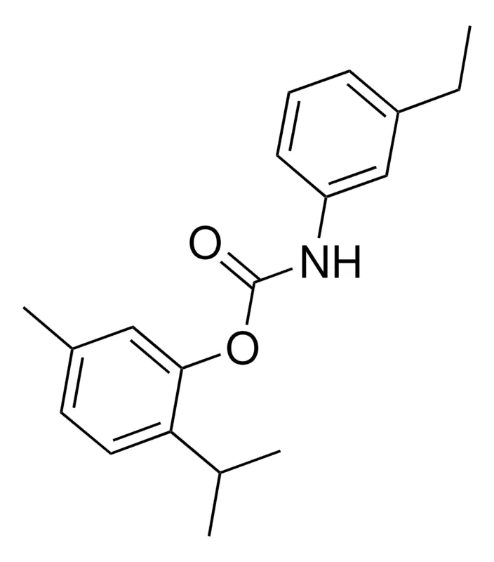 Sigma-Aldrich 2-ISOPROPYL-5-METHYLPHENYL N-(3-ETHYLPHENYL)CARBAMATE,AldrichCPR