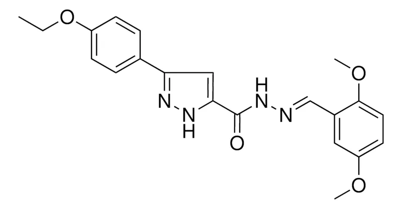 Sigma-Aldrich 5-(4-ETO-PH)-2H-PYRAZOLE-3-CARBOXYLIC ACID (2,5-DIMETHOXY-BENZYLIDENE)-HYDRAZIDE,AldrichCPR