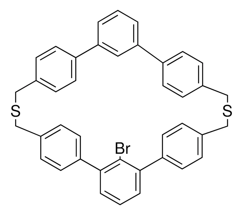 Sigma-Aldrich 37-BROMO-12,28-DITHIAHEPTACYCLO[28.2.2.2(7,10).2(14,17).2(23,26).1(2,6).1(18,22)]DOTETRACONTA-1(32),2(42),3,5,7,9,14,16,18(37),19,21,23,25,30,33,35,38,40-OCTADECAENE，AldrichCPR