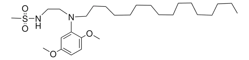 Sigma-Aldrich N-(2-(2,5-DIMETHOXY-N-HEXADECYLANILINO)-ETHYL)-METHANESULFONAMIDE,AldrichCPR