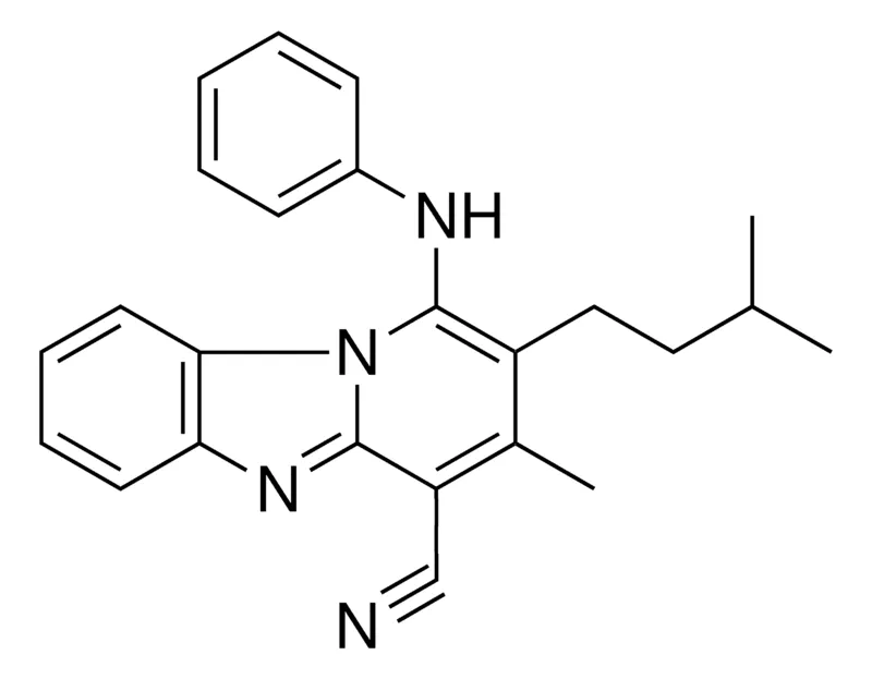 Sigma-Aldrich 1-ANILINO-2-ISOPENTYL-3-METHYLPYRIDO(1,2-A)BENZIMIDAZOLE-4-CARBONITRILE,AldrichCPR