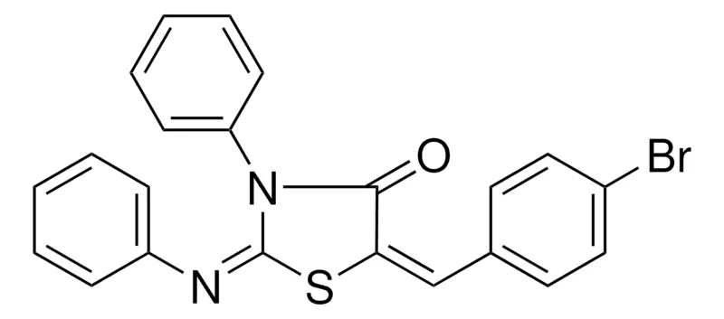 Sigma-Aldrich 5-(4-BROMO-BENZYLIDENE)-3-PHENYL-2-PHENYLIMINO-THIAZOLIDIN-4-ONE,AldrichCPR