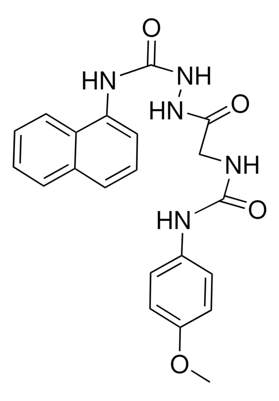 Sigma-Aldrich 2-(4-METHOXYPHENYLUREIDO)ACETIC ACID N2-(N-(1-NAPHTHYL)CARBAMOYL)HYDRAZIDE,AldrichCPR