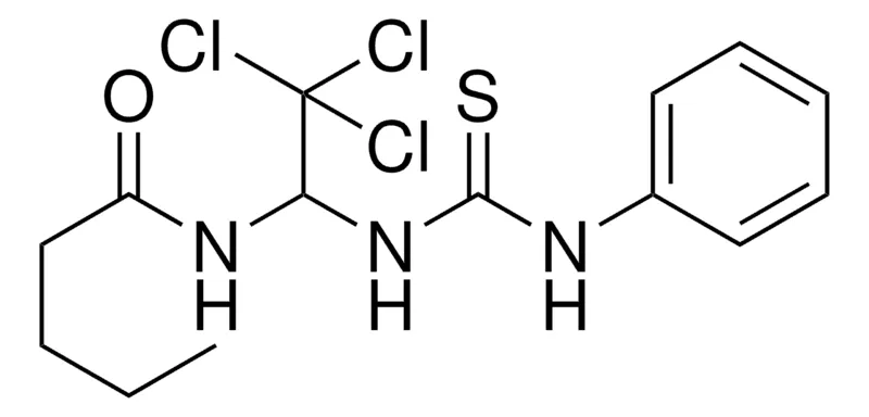 Sigma-Aldrich PENTANOIC ACID (2,2,2-TRICHLORO-1-(3-PHENYL-THIOUREIDO)-ETHYL)-AMIDE,AldrichCPR