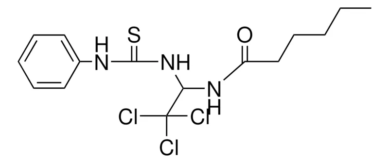 Sigma-Aldrich HEXANOIC ACID (2,2,2-TRICHLORO-1-(3-PHENYL-THIOUREIDO)-ETHYL)-AMIDE,AldrichCPR