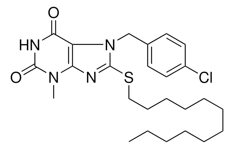 Sigma-Aldrich 7-(4-CHLORO-BENZYL)-8-DODECYLSULFANYL-3-METHYL-3,7-DIHYDRO-PURINE-2,6-DIONE,AldrichCPR