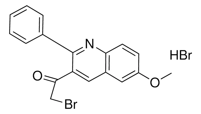 Sigma-Aldrich 3-(2-BROMOACETYL)-6-METHOXY-2-PHENYLQUINOLINE HYDROBROMIDE,AldrichCPR