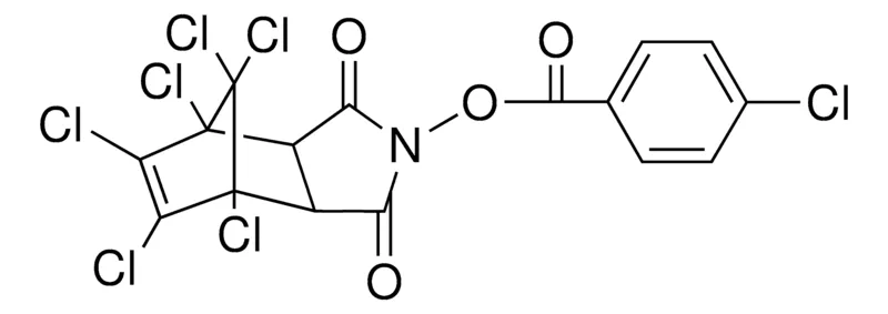Sigma-Aldrich 4-CL-BENZOIC ACID HEXACHLORO-DIOXO-AZA-TRICYCLO(5.2.1.0(2,6))DEC-8-EN-4-YL ESTER,AldrichCPR