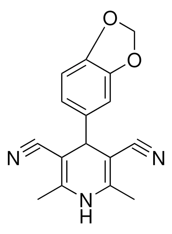 Sigma-Aldrich 4-BENZO(1,3)DIOXOL-5-YL-2,6-DIMETHYL-1,4-DIHYDRO-PYRIDINE-3,5-DICARBONITRILE，AldrichCPR