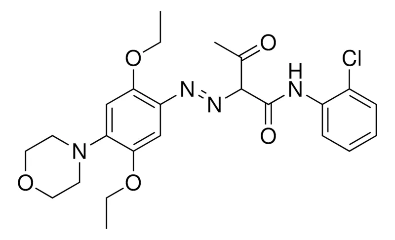 Sigma-Aldrich N-(2-CHLORO-PHENYL)-2-(2,5-DIETHOXY-4-MORPHOLIN-4-YL-PHENYLAZO)-3-OXO-BUTYRAMIDE,AldrichCPR