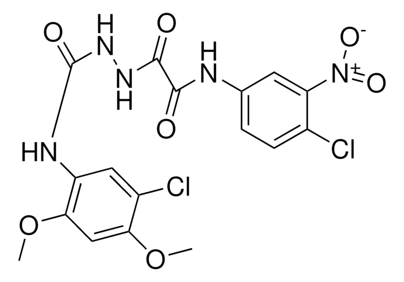 Sigma-Aldrich N-(5-CHLORO-2,4-DIMETHOXYPHENYLUREIDO)-N'-(4-CHLORO-3-NITROPHENYL)OXAMIDE,AldrichCPR