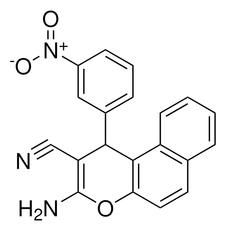 Sigma-Aldrich 3-AMINO-1-(3-NITRO-PHENYL)-1H-BENZO(F)CHROMENE-2-CARBONITRILE,AldrichCPR