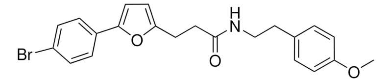 Sigma-Aldrich 3-(5-(4-BROMOPHENYL)-2-FURYL)-N-(2-(4-METHOXYPHENYL)ETHYL)PROPANAMIDE,AldrichCPR