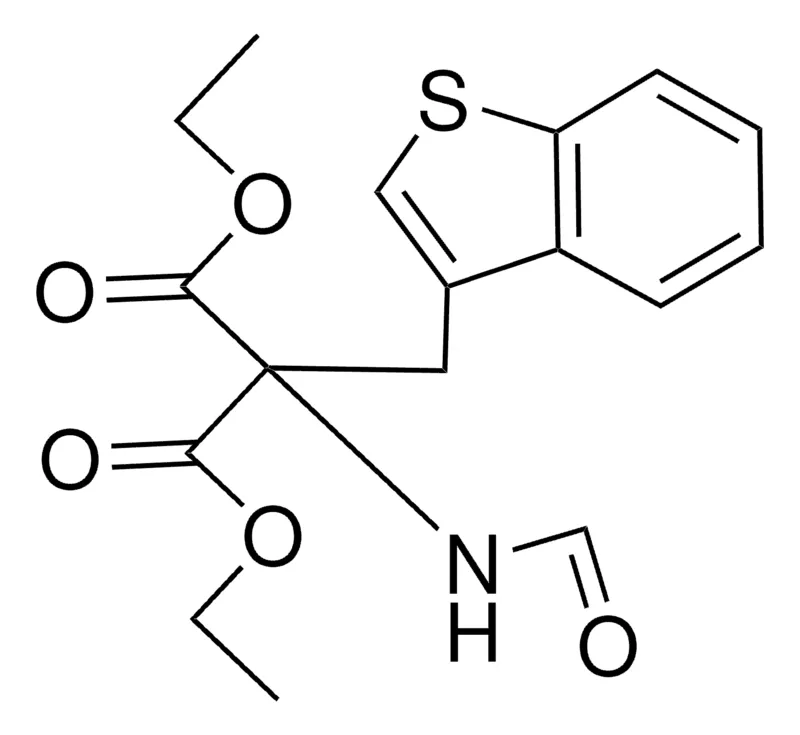 Sigma-Aldrich DIETHYL 2-(BENZO(B)THIOPHENE-3-YLMETHYL)-2-FORMAMIDO)MALONATE,AldrichCPR