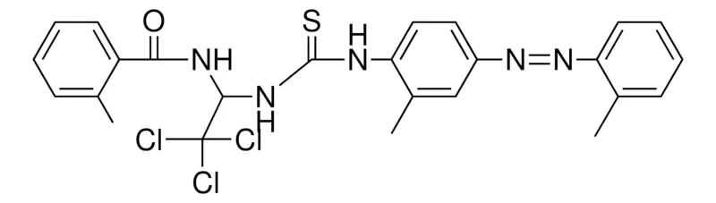Sigma-Aldrich 2-ME-N-(2,2,2-TRICHLORO-1-(3-(2-ME-4-O-TOLYLAZO-PH)-THIOUREIDO)-ETHYL)-BENZAMIDE,AldrichCPR