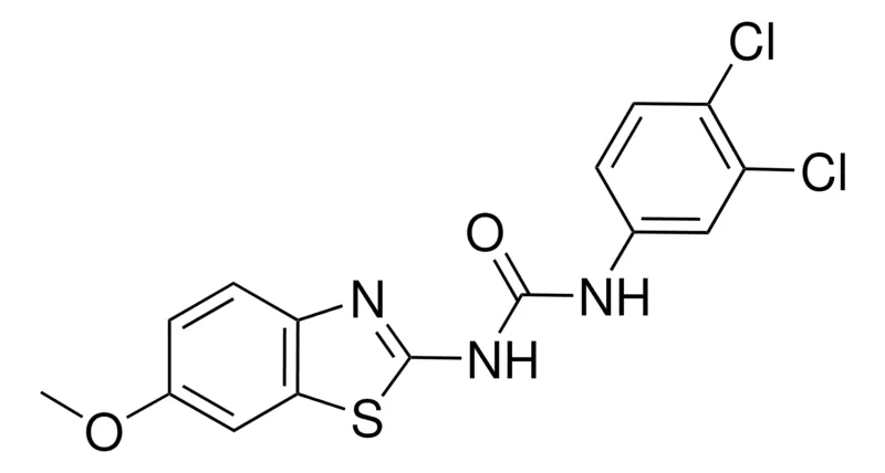 Sigma-Aldrich 2-(N-(3,4-DICHLOROPHENYL)CARBAMOYL)AMINO-6-METHOXYBENZOTHIAZOLE,AldrichCPR