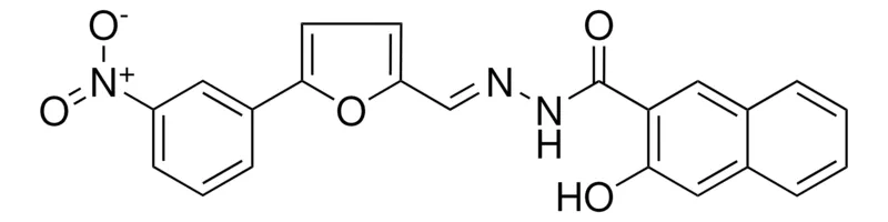 Sigma-Aldrich 3-HO-NAPHTHALENE-2-CARBOXYLIC ACID (5-(3-NITRO-PH)-FURAN-2-YLMETHYLENE)HYDRAZIDE，AldrichCPR