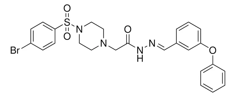 Sigma-Aldrich 2-(4-((4-BR-PH)SULFONYL)-1-PIPERAZINYL)-N'-(3-PHENOXYBENZYLIDENE)ACETOHYDRAZIDE，AldrichCPR