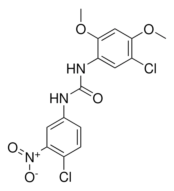 Sigma-Aldrich 1-(5-CHLORO-2,4-DIMETHOXYPHENYL)-3-(4-CHLORO-3-NITROPHENYL)UREA,AldrichCPR