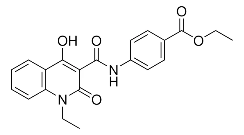 Sigma-Aldrich 4-((1-ET-4-HO-2-OXO-1,2-2H-QUINOLINE-3-CARBONYL)-AMINO)-BENZOIC ACID ETHYL ESTER,AldrichCPR