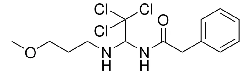 Sigma-Aldrich 2-PHENYL-N-(2,2,2-TRICHLORO-1-(3-METHOXY-PROPYLAMINO)-ETHYL)-ACETAMIDE,AldrichCPR