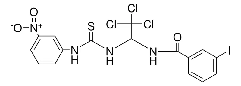 Sigma-Aldrich 3-IODO-N-(2,2,2-TRICHLORO-1-(3-(3-NITRO-PHENYL)-THIOUREIDO)-ETHYL)-BENZAMIDE,AldrichCPR