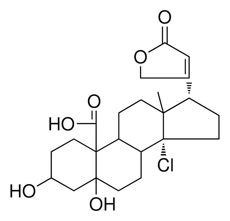Sigma-Aldrich 14-CHLORO-3-BETA,5-DIHYDROXY-5-BETA,17-ALPHA-CARD-20(22)-ENOLID-19-OIC ACID,AldrichCPR