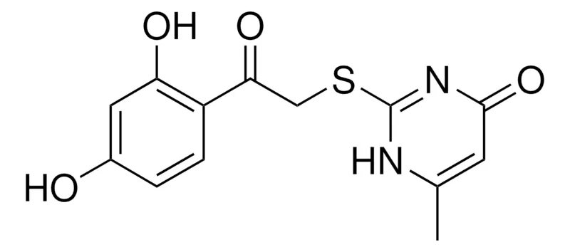 Sigma-Aldrich 2-((2-(2,4-DIHYDROXYPHENYL)-2-OXOETHYL)THIO)-6-METHYL-4(1H)-PYRIMIDINONE,AldrichCPR